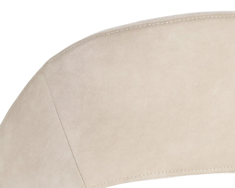 Artful Traditionalist Barrel Upholstered Counter Stool