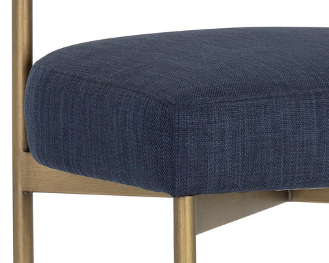 Timeless Minimalist Mid Century Upholstered Counter Stool