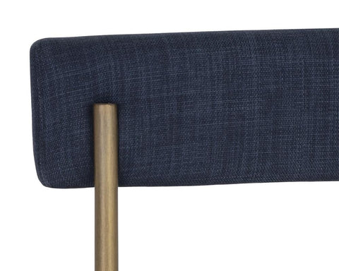 Timeless Minimalist Mid Century Upholstered Counter Stool