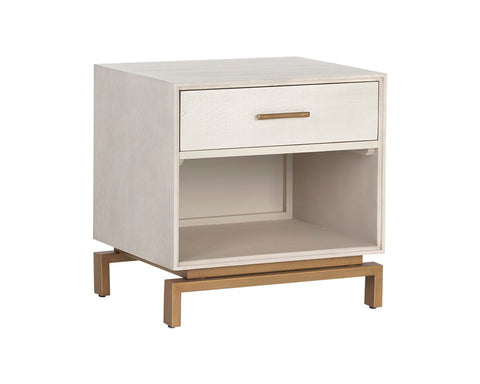 Sunpan Valencia Modern Frame Nightstand with Storage - 22 W