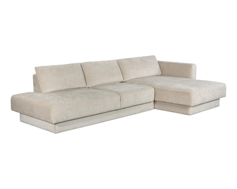 Tecoma Contemporary Right Oriented Chaise Sectional Sofa