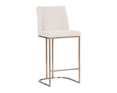 Belfast Timeless Minimalist Modern Upholstered Counter Stool