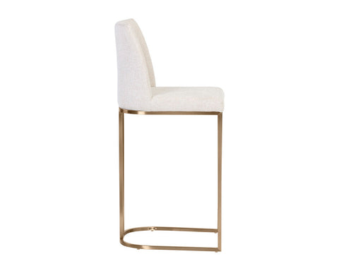Belfast Timeless Minimalist Modern Upholstered Counter Stool