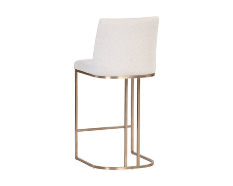 Belfast Timeless Minimalist Modern Upholstered Counter Stool