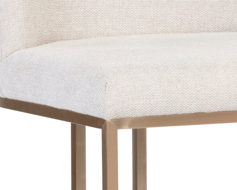 Belfast Timeless Minimalist Modern Upholstered Counter Stool