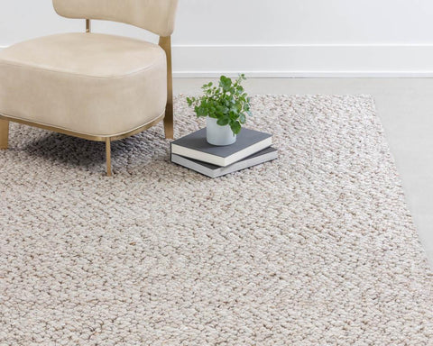 Sunpan Minimalist Scandinavian Geometric Wool Area Rug - 8' x 10' - 9' x 12'