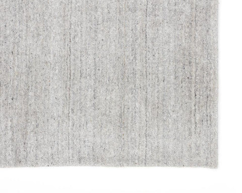 Sunpan Scandinavian Neutrals Handmade Area Rug in Light Gray - Rectangle - 8 x 10