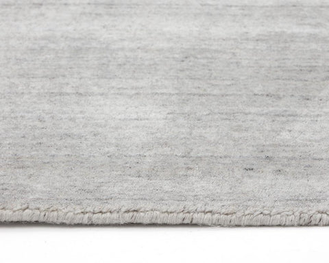 Sunpan Scandinavian Neutrals Handmade Area Rug in Light Gray - Rectangle - 8 x 10