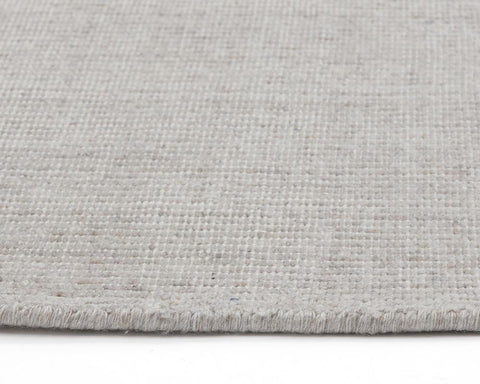 Sunpan Minimalist Neutrals Handmade Wool Area Rug in Ivory - Rectangle - 9' x 12'