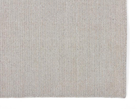 Sunpan Minimalist Handmade Wool Area Rug in Beige - Rectangle - 9' x 12'
