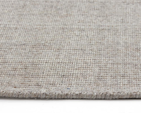 Sunpan Minimalist Handmade Wool Area Rug in Beige - Rectangle - 9' x 12'