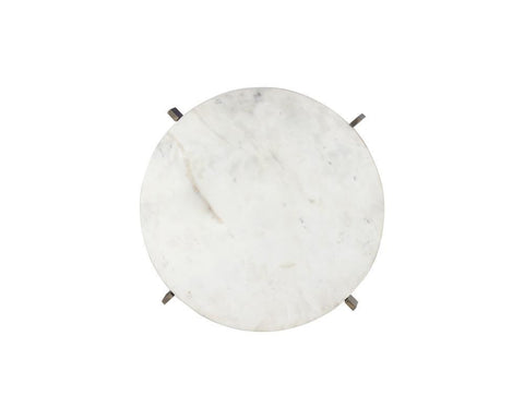 Sunpan Anak Timeless Minimalist Modern Round Center Table