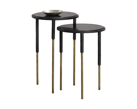 Kyrie Modern Space Saving Round Nesting Table Set