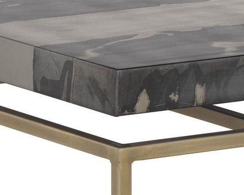 Sunpan Toreno Modern Abstract Rectangle Coffee Table