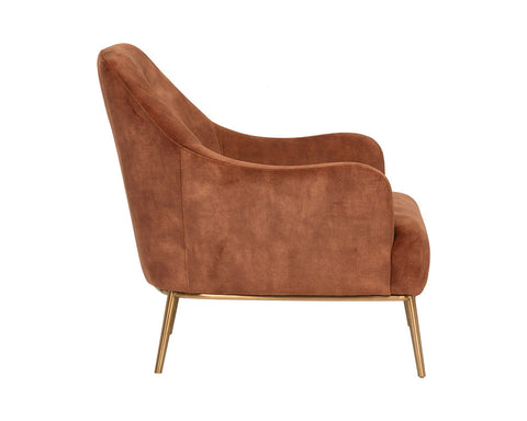 Timeless Minimalist Mid Century Tufted Parsons Lounge Chair