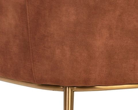 Timeless Minimalist Mid Century Tufted Parsons Lounge Chair