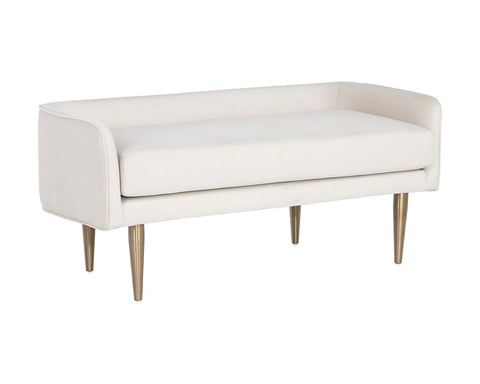 Timeless Minimalist Modern Upholstered Lounge Bench