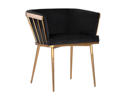 Timeless Minimalist Modern Upholstered Dining Armchair