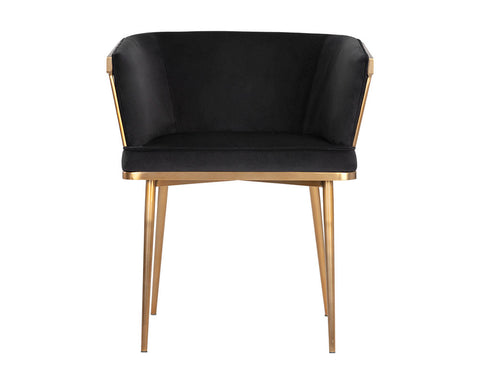 Timeless Minimalist Modern Upholstered Dining Armchair