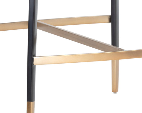 Timeless Minimalist Barrel Upholstered Counter Stool