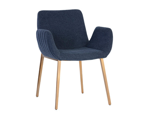 Belfast Timeless Minimalist Modern Upholstered Dining Armchair