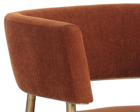 Timeless Minimalist Barrel Lounge Chair with Tapered Legs