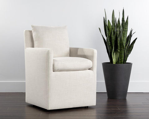 Parsons Timeless Minimalist Contemporary Upholstered Armchair