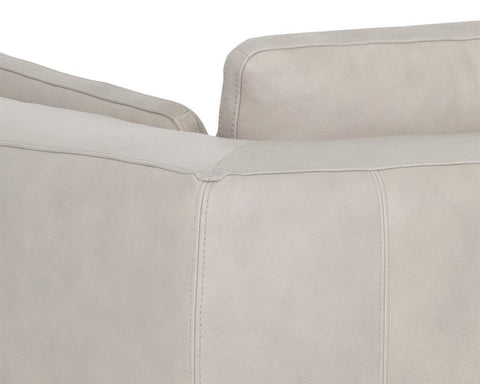Burr Contemporary Tuxedo Sofa with Square Armrests