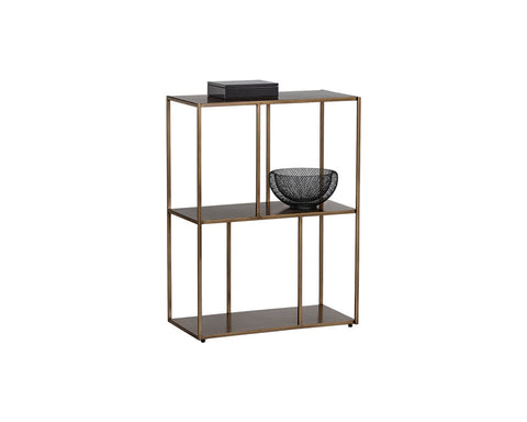 Eiffel Modern Antique Gold Bookcase