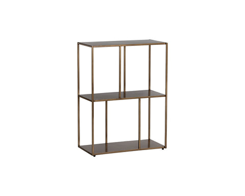 Eiffel Modern Antique Gold Bookcase