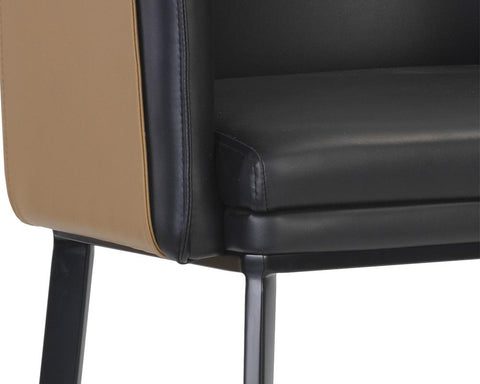 Timeless Minimalist Barrel Upholstered Counter Stool