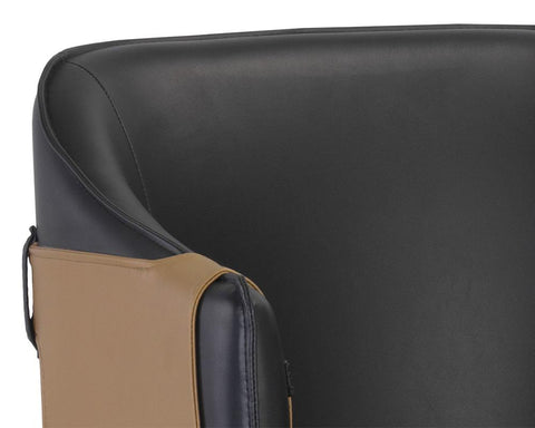 Timeless Minimalist Barrel Upholstered Counter Stool