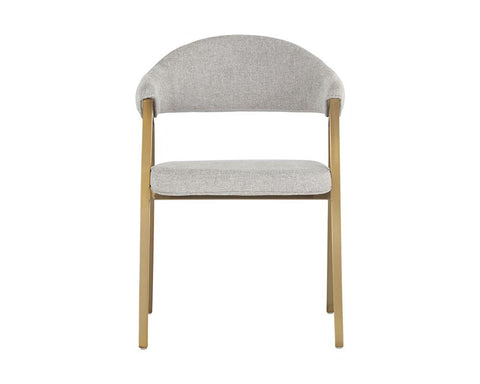 Belfast Timeless Minimalist Upholstered Dining Armchair