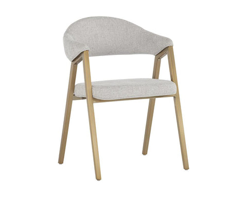 Belfast Timeless Minimalist Upholstered Dining Armchair