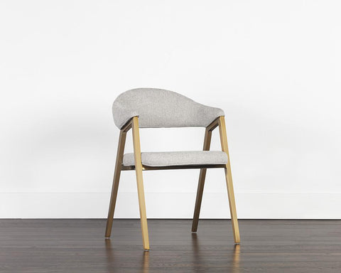 Belfast Timeless Minimalist Upholstered Dining Armchair