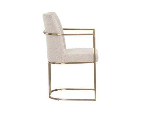 Belfast Timeless Minimalist Modern Upholstered Dining Armchair