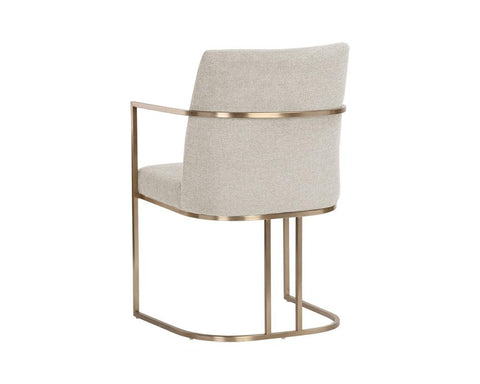 Belfast Timeless Minimalist Modern Upholstered Dining Armchair