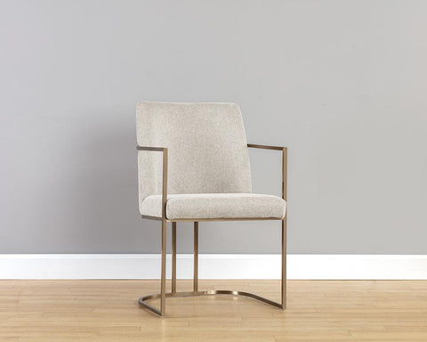 Belfast Timeless Minimalist Modern Upholstered Dining Armchair