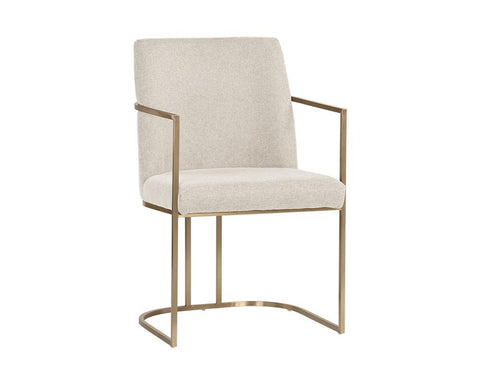 Belfast Timeless Minimalist Modern Upholstered Dining Armchair
