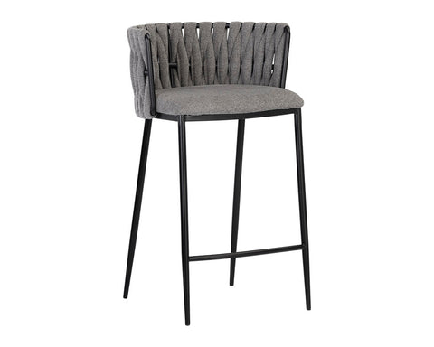 Belfast Modern Upholstered Counter Stool