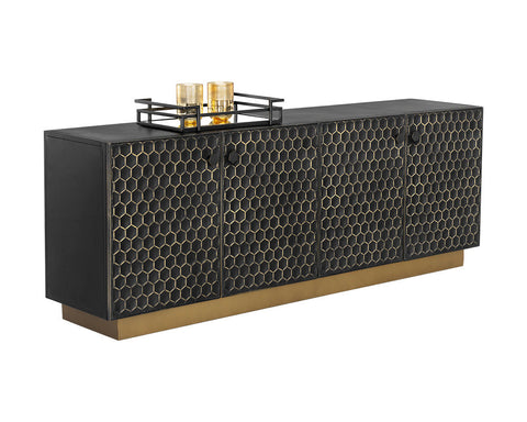One-of-a-kind Hive Honeycomb Sideboard for Modern Living Spaces