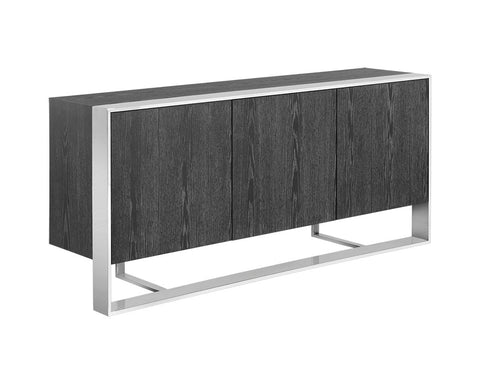 Dalton Modern Sideboard with Distressed Finish Cabinet