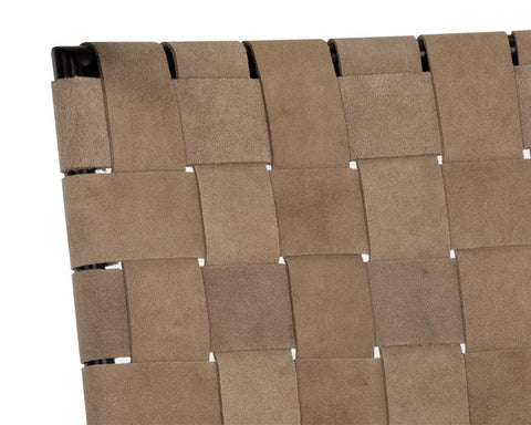 Timeless Minimalist Modern Upholstered Slat Back Counter Stool