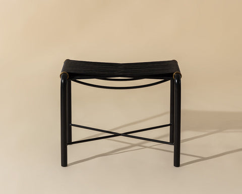 Timeless Minimalist Modern Accent Stool with Cylinder Leg
