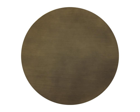 Sunpan Diaz Contemporary Round Drum Coffee Table