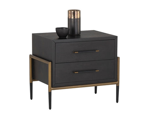 Weldrick Timeless Minimalist Modern Rectangle Nightstand