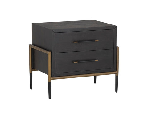 Weldrick Timeless Minimalist Modern Rectangle Nightstand