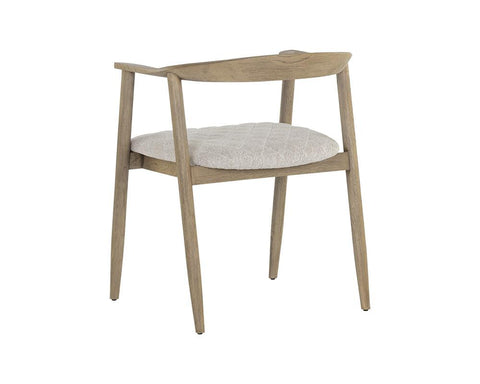 Timeless Minimalist Scandinavian Upholstered Dining Armchair