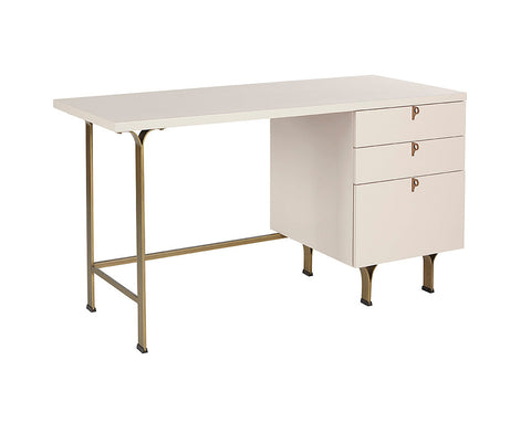 Sunpan Celine Contemporary Writing Desk with Storage