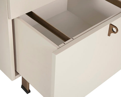 Sunpan Celine Contemporary Writing Desk with Storage